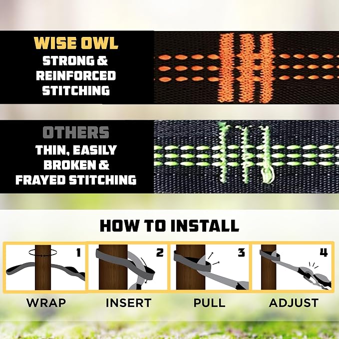 Wise Owl Outfitters Hammock Straps - Image 3