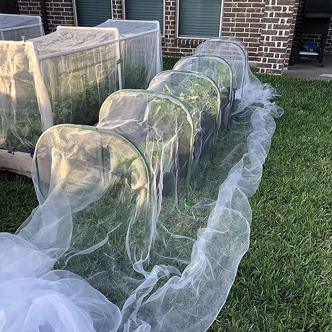 Garden Hoops Grow Tunnel for Raised Beds, 6 Sets 25.6" x 31.5" Rust-Proof Steel - Image 5