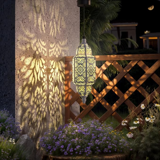 Twinkya Hanging Solar Lights Outdoor Garden Decorative Solar Lantern Waterproof - Image 2