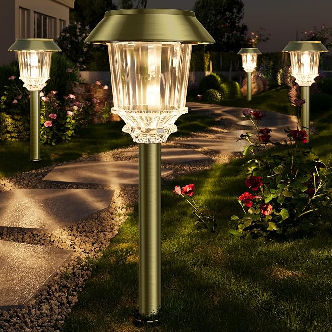 XMCOSY+ Solar Pathway Lights Waterproof - Image 8