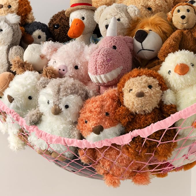 Stuffed Animal Storage Hammock Net Corner - Image 6