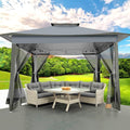COBIZI 12x12 FT Pop up Gazebo on Clearance Outdoor pop up Canopy Tent, carpas by COBIZI