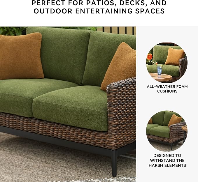 Signature Design by Ashley Horizon Hall Vintage Outdoor Nuvella Weather - Image 4
