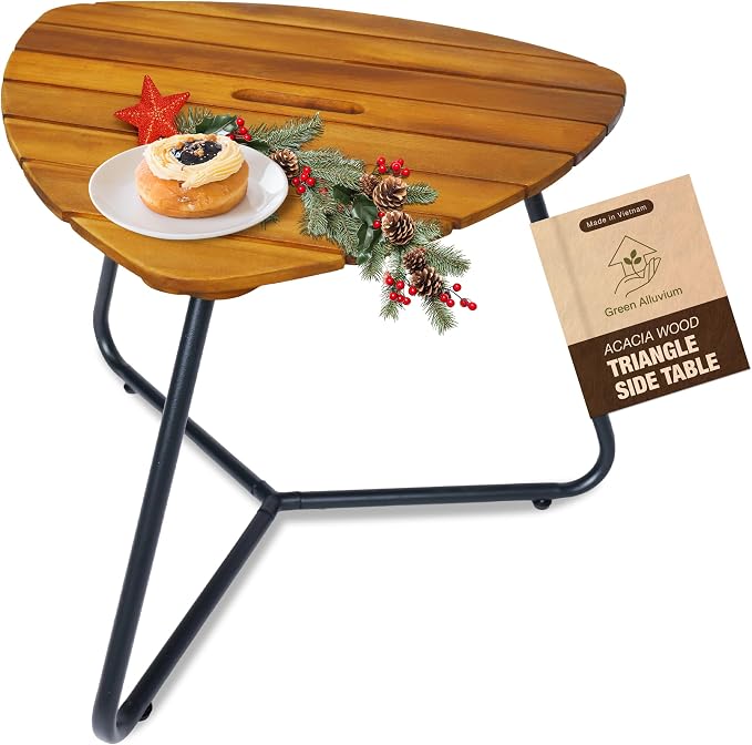 Portable Adirondack Side Table 15"H by GREENALLUVIUM