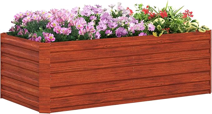 Outsunny Galvanized Raised Garden Bed Kit by Outsunny