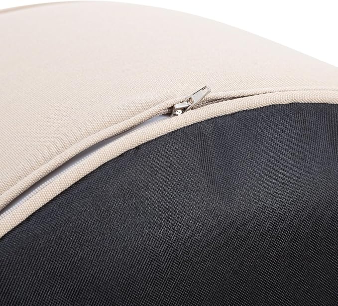 QILLOWAY Indoor/Outdoor Inflatable Stool, Round Ottoman, All Weather Foot Rest - Image 4
