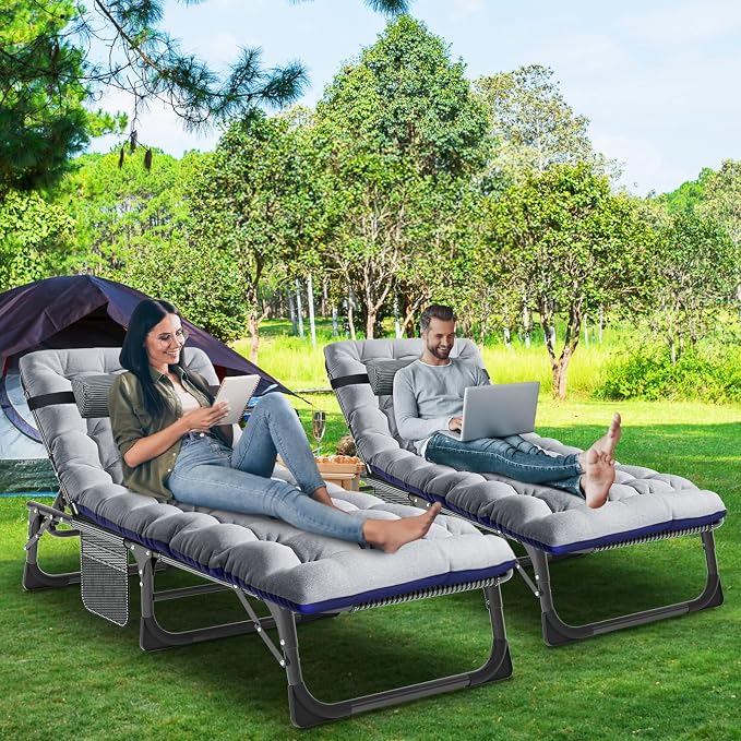 LILYPELLE Folding Outside Chaise Lounge Chair - Image 3