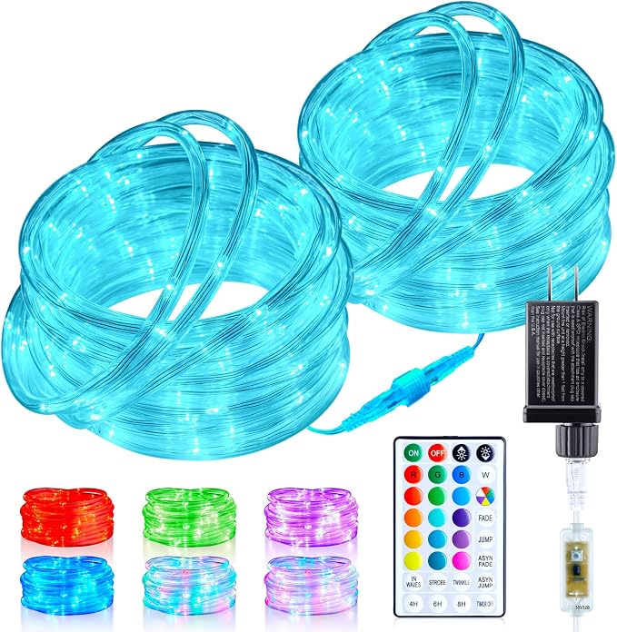 Minetom Color Changing Rope Lights Outdoor by Minetom