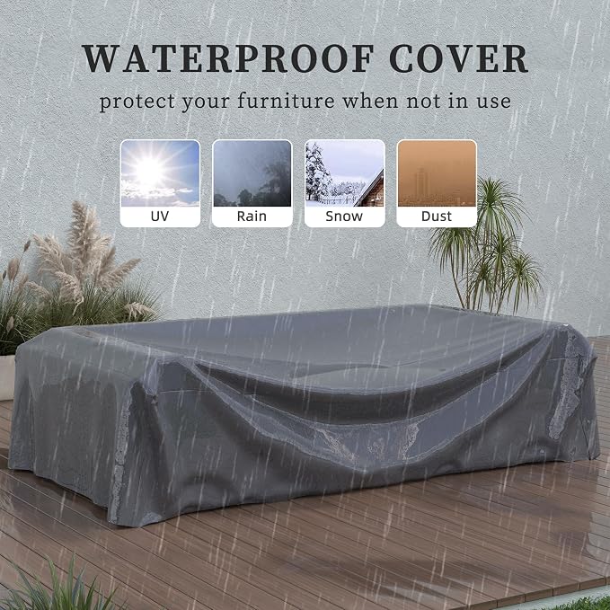 UDPATIO 5 Pieces Patio Furniture Set - Image 9