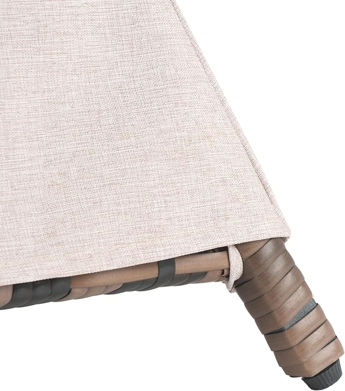 SAFAVIEH Outdoor Patio Furniture Collection – Bongo Grey & Light Grey Wicker - Image 9