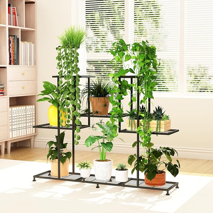 Twhep Metal Plant Stand, 5 Tiers Multifunctional Plant Stands - Image 8