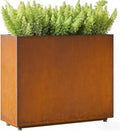 Tall & Long Corten Steel Style Planter by Foresland-MetalPlanter