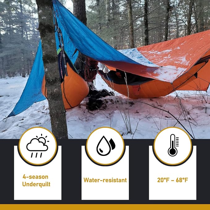 AYAMAYA Single & Double Hammock Underquilt Full Length Big Size Under Quilts - Image 6