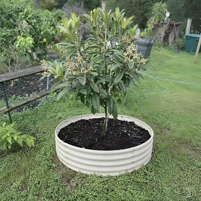 Round Galvanized Raised Garden Bed, Easy DIY Assembly, Above Ground Gardening - Image 7