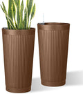 24in Tall Self-Watering Planters Set of 2 by PolarcoForgeco