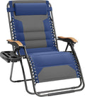 PHI VILLA XXL Oversized Padded Zero Gravity Chair, Foldable Patio Recliner by PHIVILLAThepioneerofcomfortablehouseholdsupplies