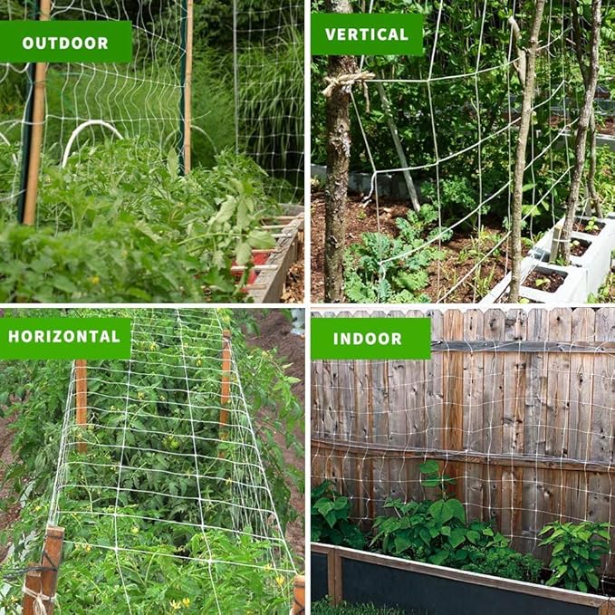 Tcamp Heavy-Duty Polyester Plant Trellis Netting 5 x 15ft - Image 7