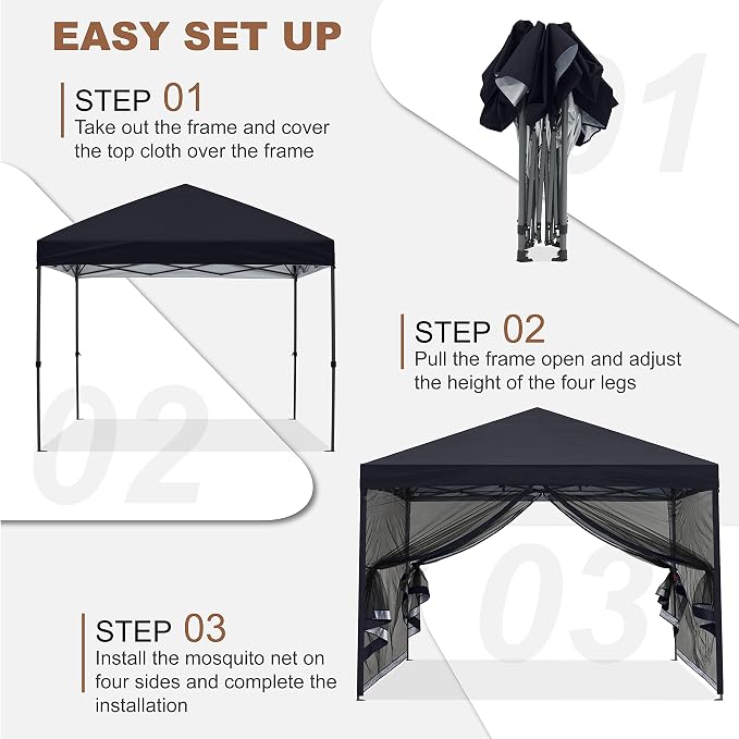 MASTERCANOPY Pop-Up Setup Outdoor Canopy - Image 3