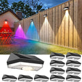 Solar Fence Lights, Warm White & Cool White & RGB 7Colors ＆ Color Changing Mode by UGDLUCK