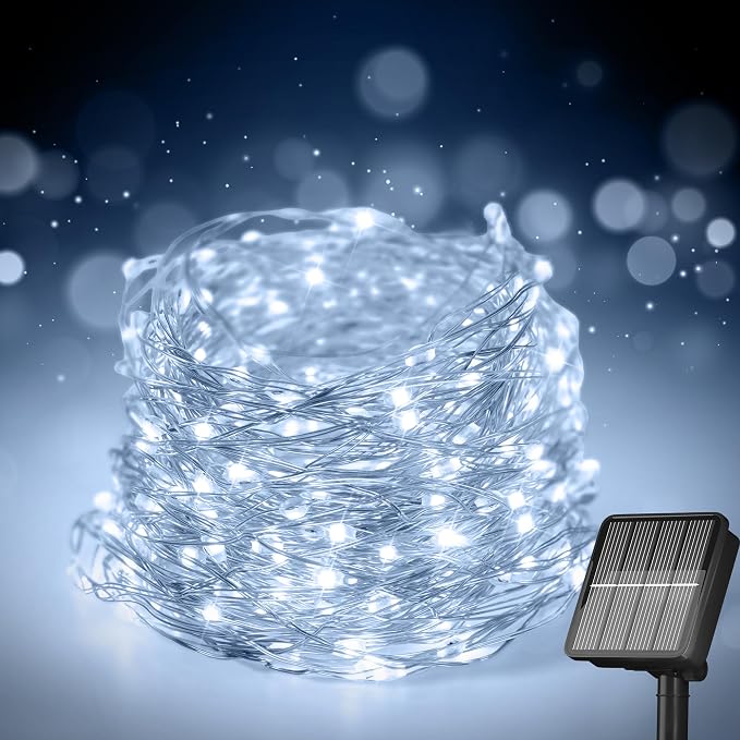 Solar String Lights for Outside, 72Ft 200 LED Solar Fairy Lights by SelarlytLighting
