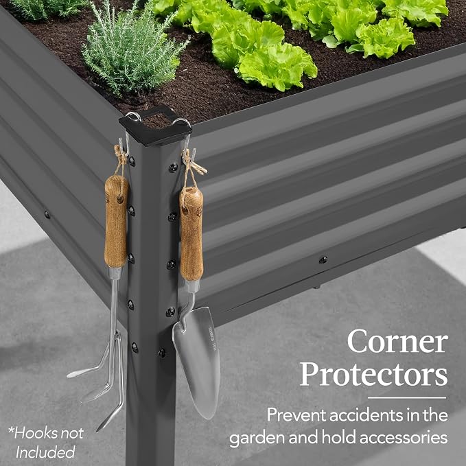 Best Choice Products 48x24x30in Galvanized Raised Garden Bed, Metal Elevated - Image 7