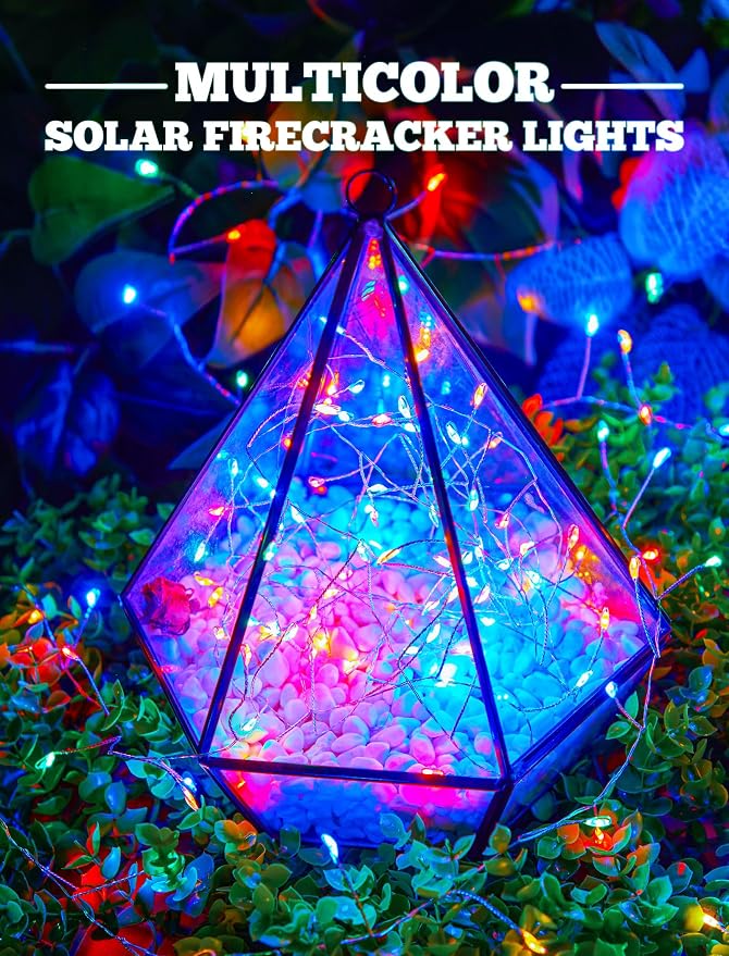 Brightown Solar Lights for Outside, 10Ft 120 LED Solar String Lights Outdoor - Image 3