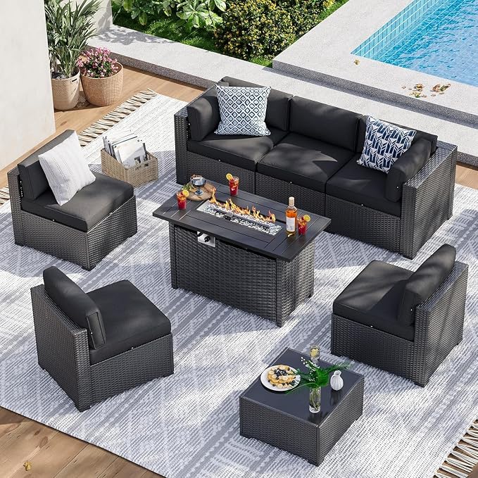 Aoxun 8 Piece Patio Furniture Set by Aoxun