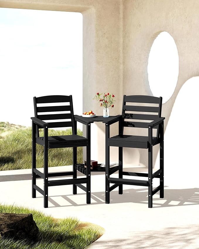 SERWALL Tall Adirondack Chairs Set of 2 - Image 2