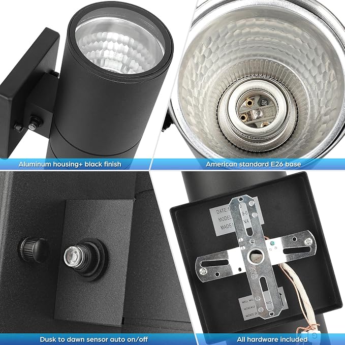 14” Modern Outdoor Wall Light - Image 5