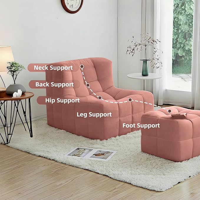 Bean Bag Chair - Memory Foam Bean Bag Chair - Image 8