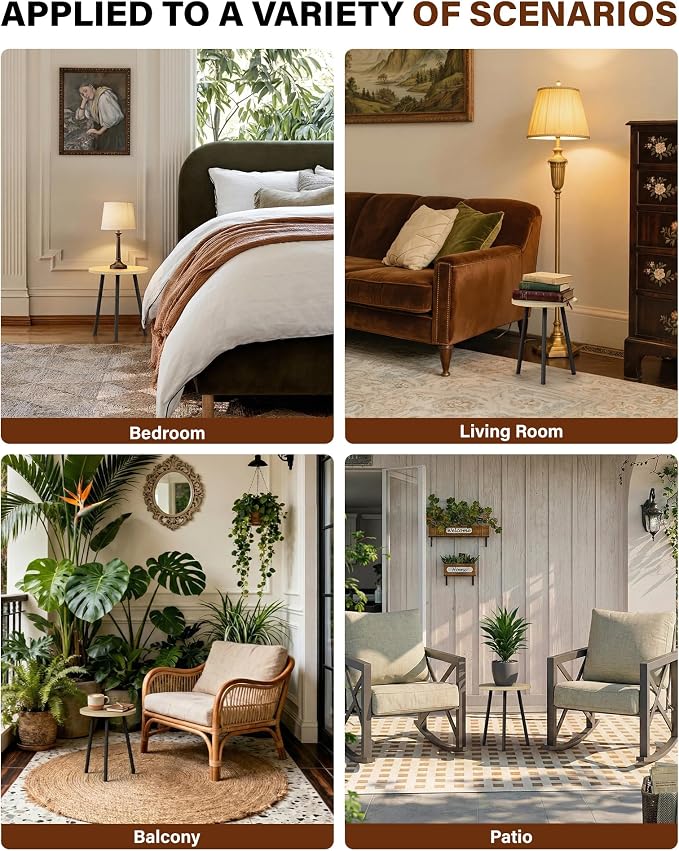Plant Stand Indoor 14'': Indoor Plant Stand 2 Pack Metal Plant Table - Image 7