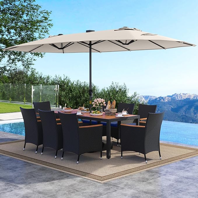 Tangkula 11 Pieces Patio Dining Set - Image 2