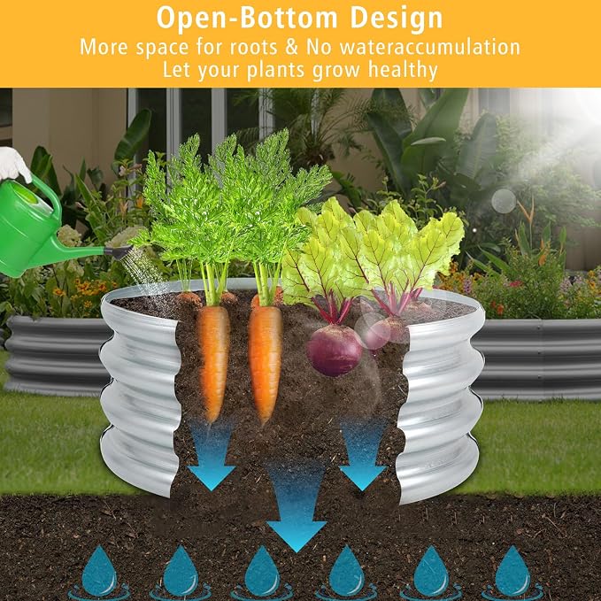 Garden Galvanized Raised Garden Bed Kit - Image 7