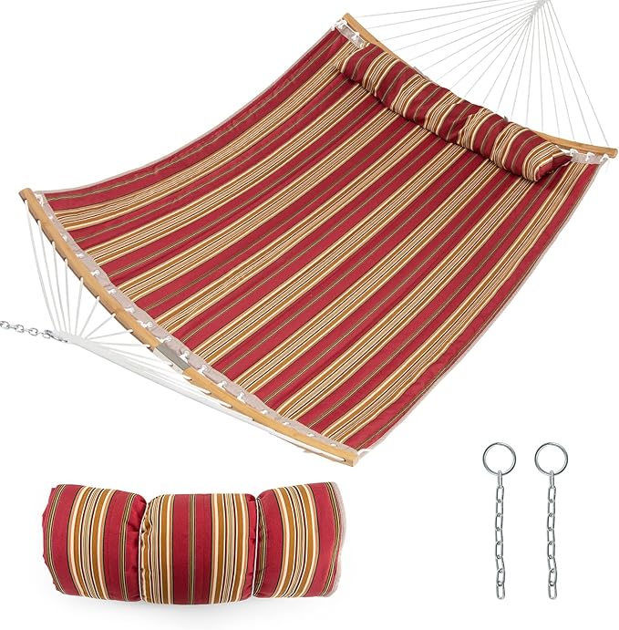 Tangkula 11FT Double Hammock, Heavy Duty Outdoor Hammock by TANGKULA