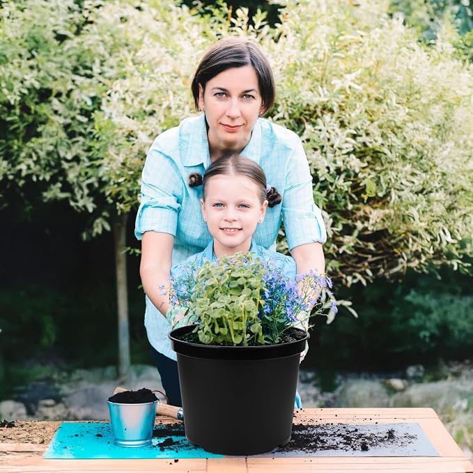 GREANER 5 Gallon Black Planter Pots, Seed Starting Container - Image 7
