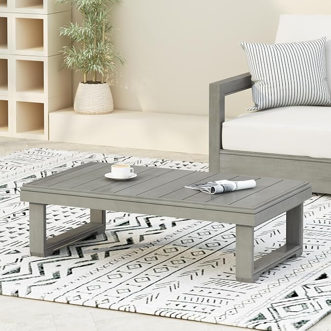 Christopher Knight Home Westchester Rectangular Outdoor Coffee Table, Slat by ChristopherKnightHome