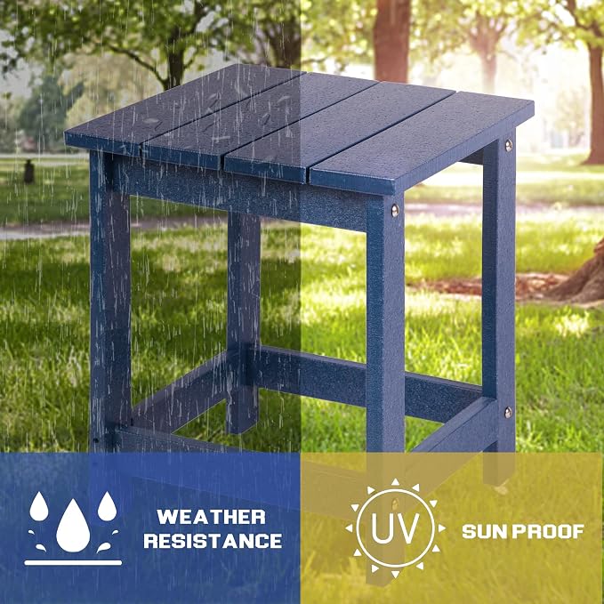 LZRS Adirondack Square Outdoor Side Table - Image 4