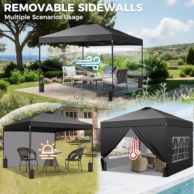 12x12 FT Pop Up Canopy, Instant Canopy Tent - Image 4