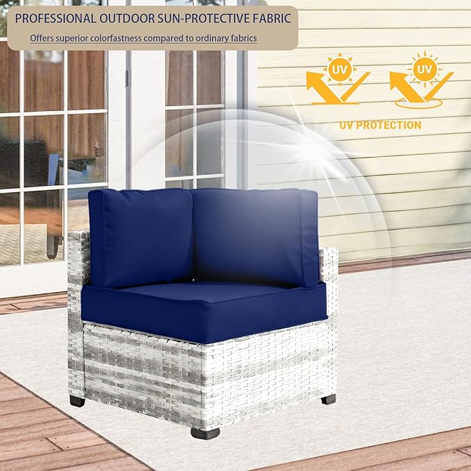 Outdoor Cushion Covers for Patio Furniture, Patio Cushion Covers Replacement - Image 3