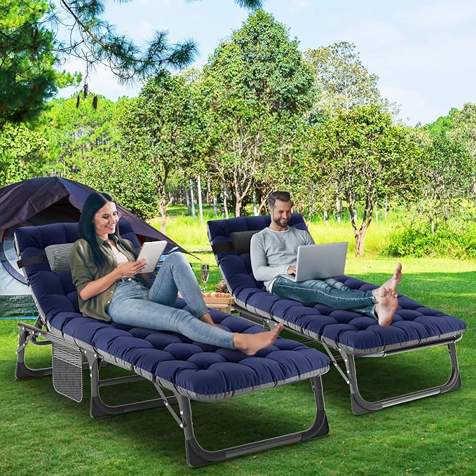 LILYPELLE Folding Outside Chaise Lounge Chair - Image 4