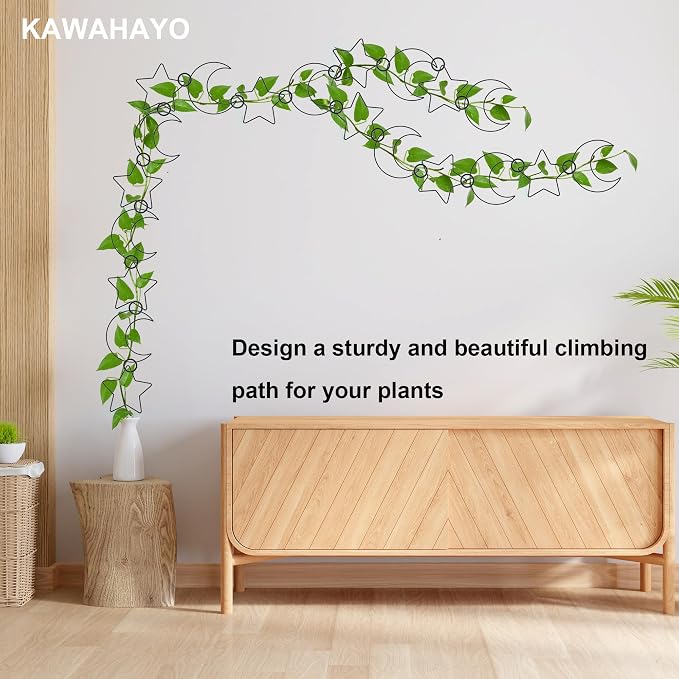 20 Pcs Chain Trellis for Climbing Plants, Plant Trellis Indoor and Outdoor - Image 2
