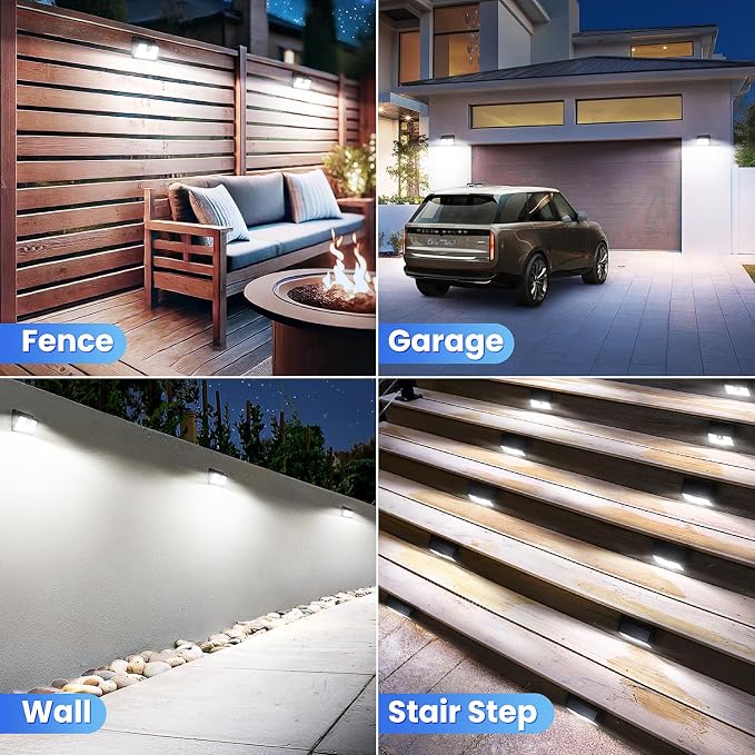 Solar Motion Sensor Outdoor Lights, Super Bright Solar Lights Outdoor Waterproof - Image 6