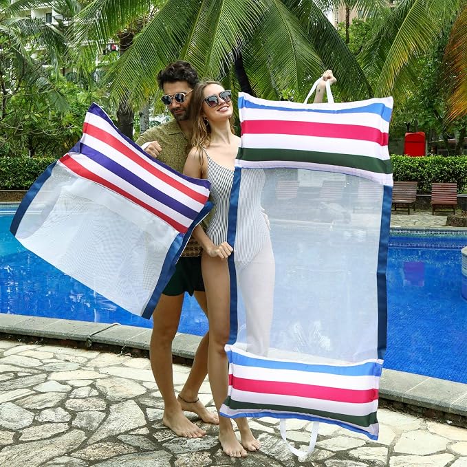 FindUWill Fabric Pool Hammock Floats, Pool Float Lounger - Image 4