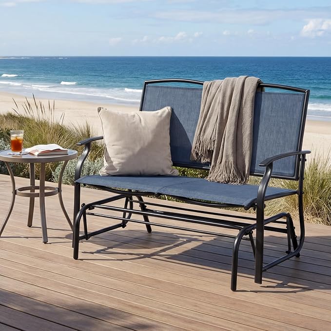 Giantex Outdoor Glider Bench, Patio Glider Bench - Image 2
