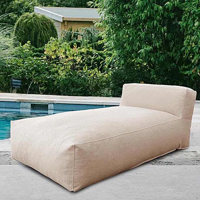 Outdoor Bean Bed Chair Sun Lounger, Outdoor Couch Sofa by OPEAK