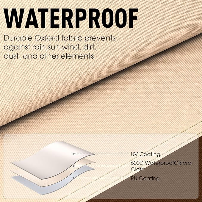 Patio Furniture Covers, Outdoor Furniture Cover Waterproof, General Purpose - Image 4