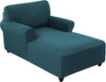 FantasDecor Chaise Lounge Cover Stretch Chair Lattice Slipcover by FantasDecor