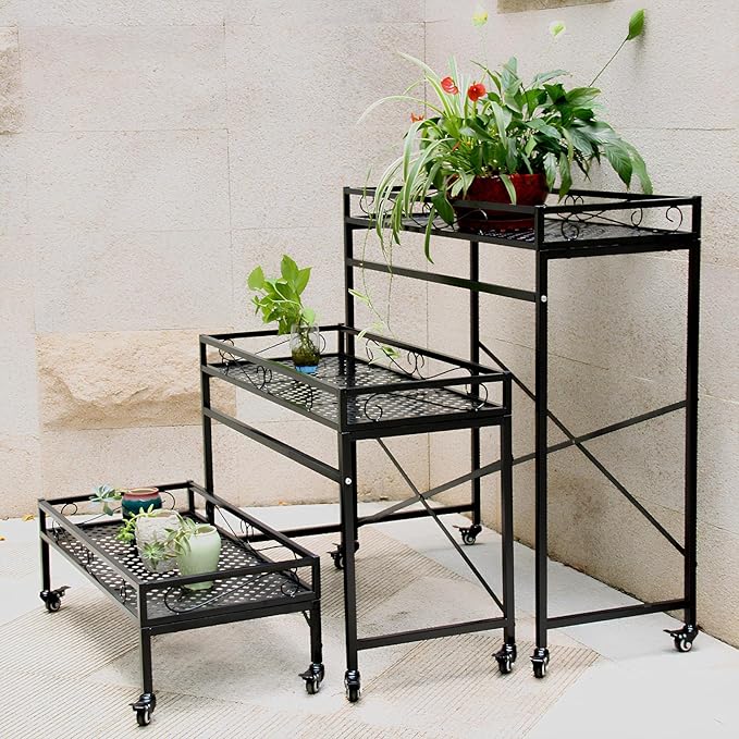 Zhongma Sturdy Metal Plant Stand - Image 2