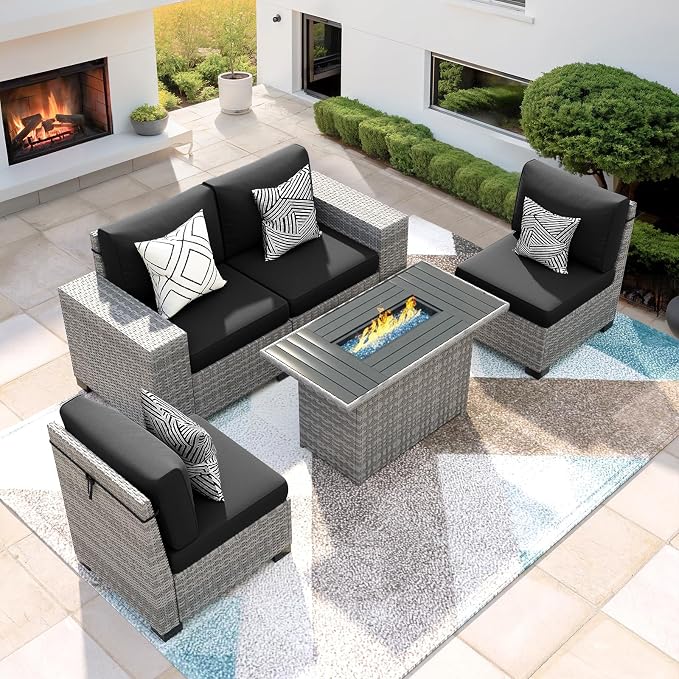 5 Piece Patio Furniture Set by VonzoyHome