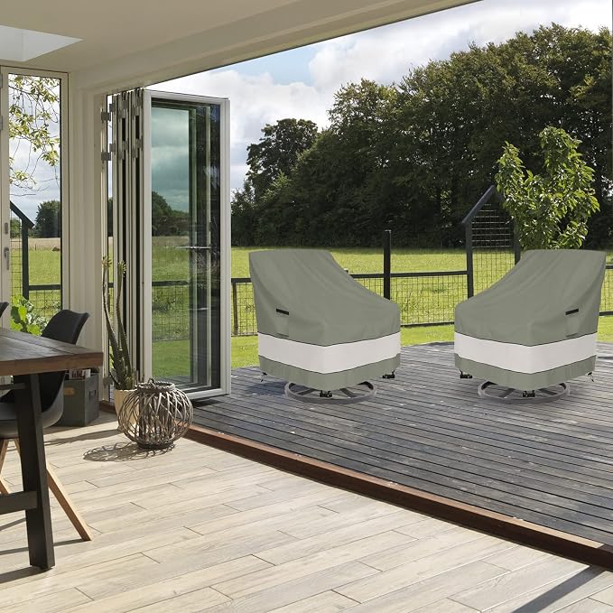 Patio Chair Covers Waterproof Patio Furniture Covers, 27.5W x 32.5D x 38 H - Image 6